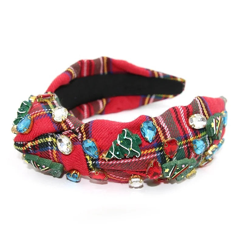 Christmas Plaid Headband
