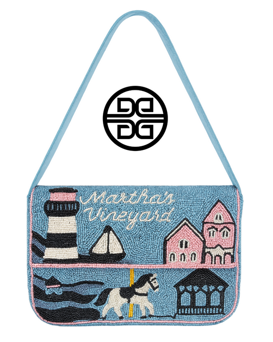 Martha's Vineyard Beaded Shoulder Bag