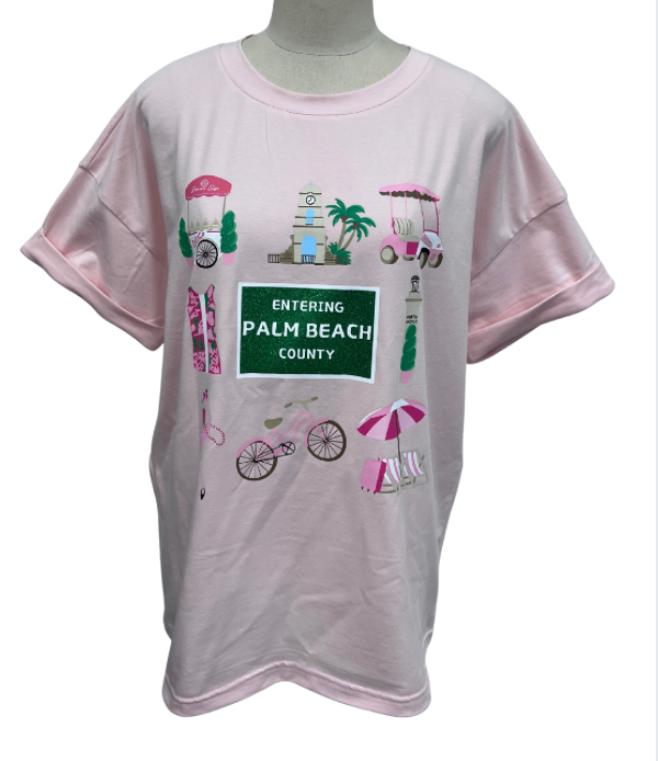 Entering Palm Beach County Luxe Tee