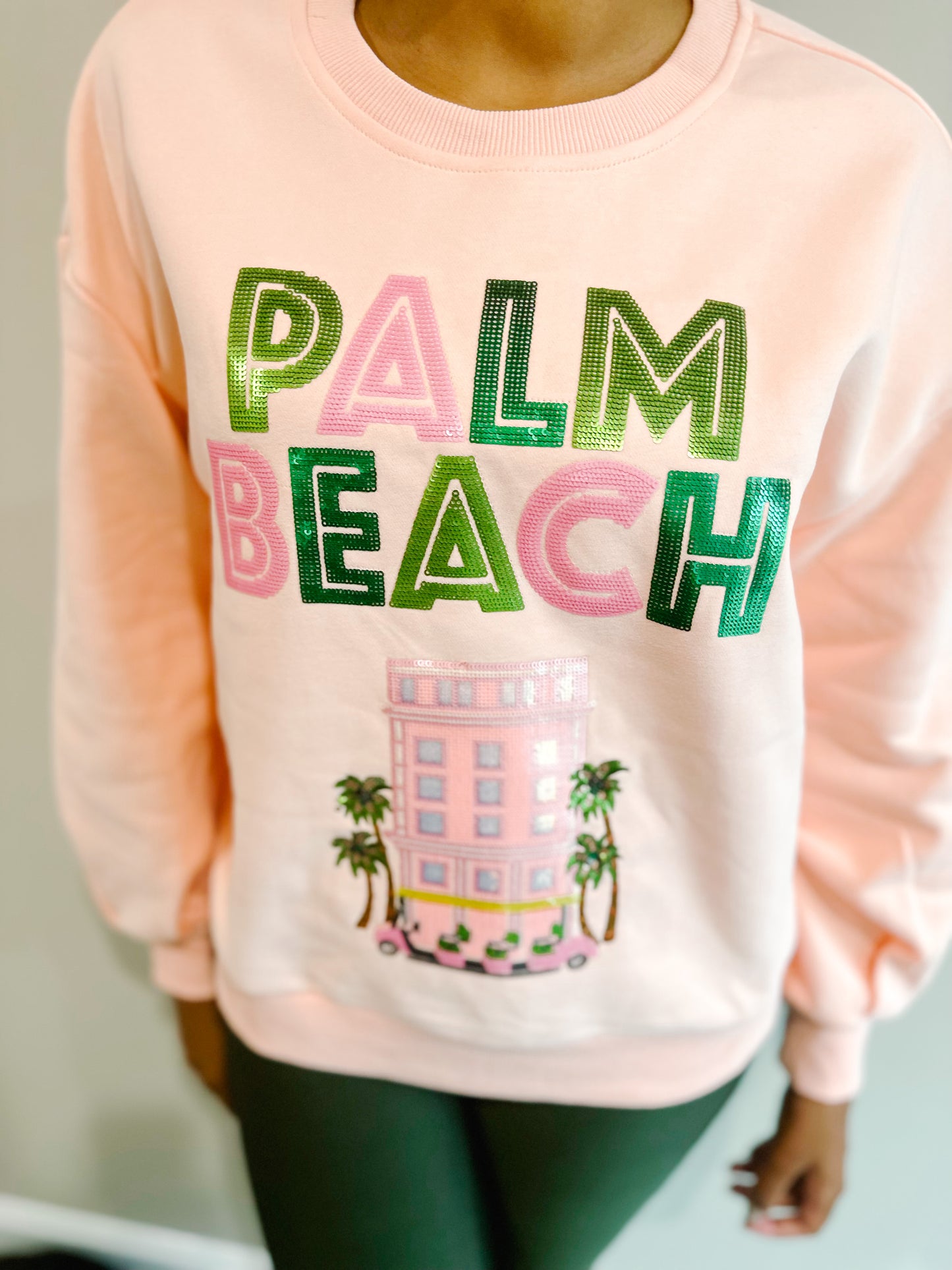 Palm Beach Vibes Luxe Sweatshirt