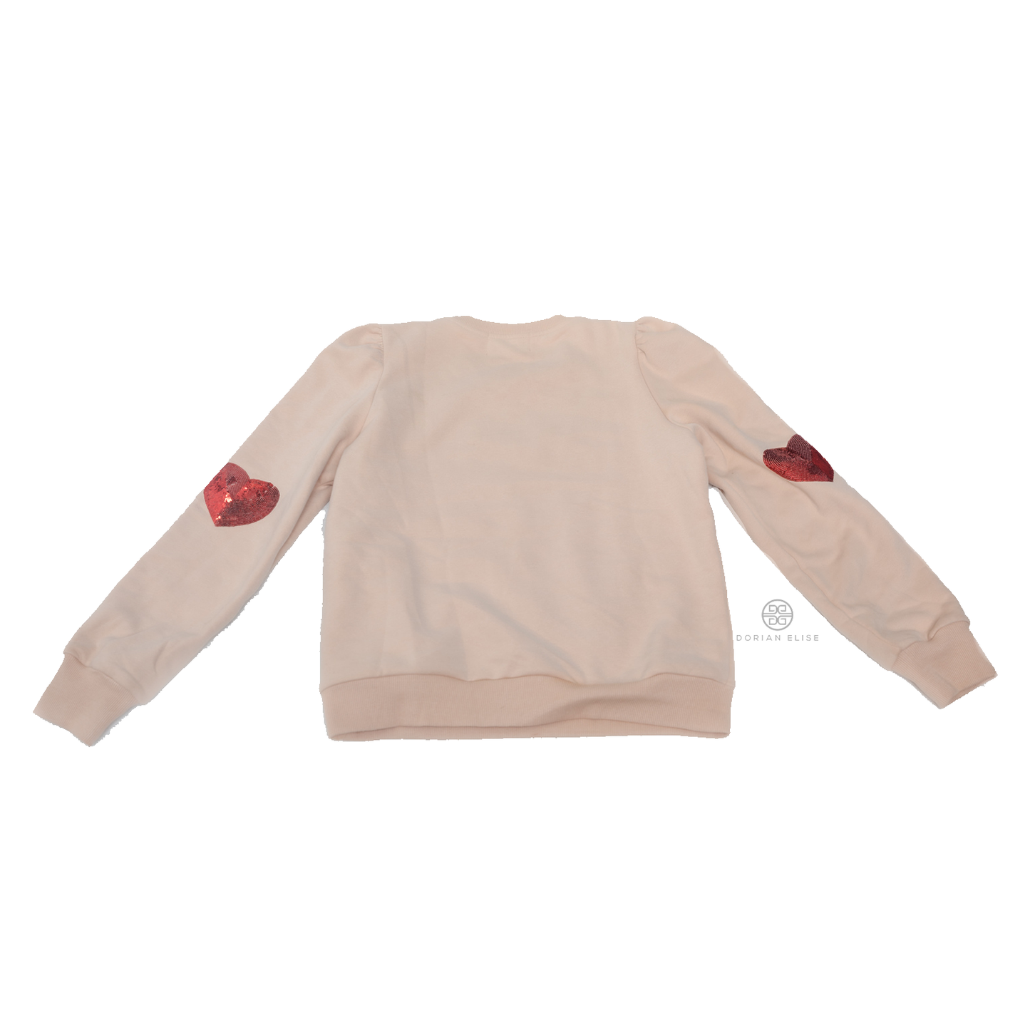 Cupid's Heart Cupid Valentine's Day Sequin Luxe Sweatshirt