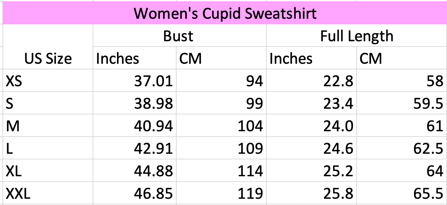 Cupid's Heart Cupid Valentine's Day Sequin Luxe Sweatshirt