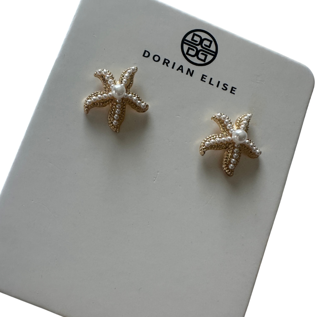 Starfish Statement Earring