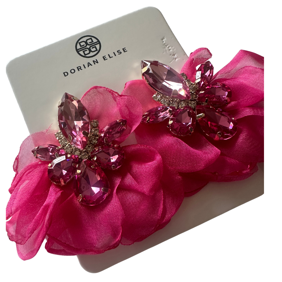 Fancy Girl Pink Statement Earring