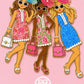 The Palm Beach Socialite Keychain