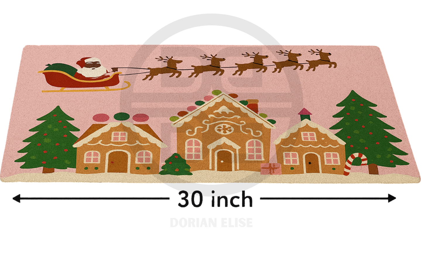 Pre-Order Cocoa Santa Doormats