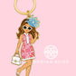 The Palm Beach Socialite Keychain
