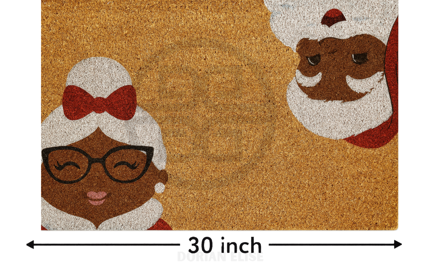 Pre-Order Cocoa Santa Doormats