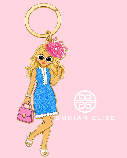 The Palm Beach Socialite Keychain