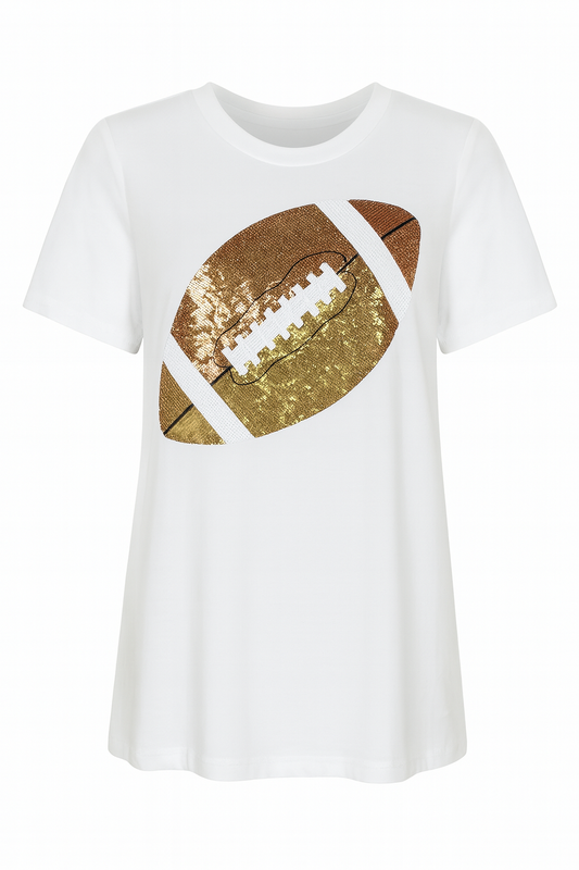 Football Sequin Tee
