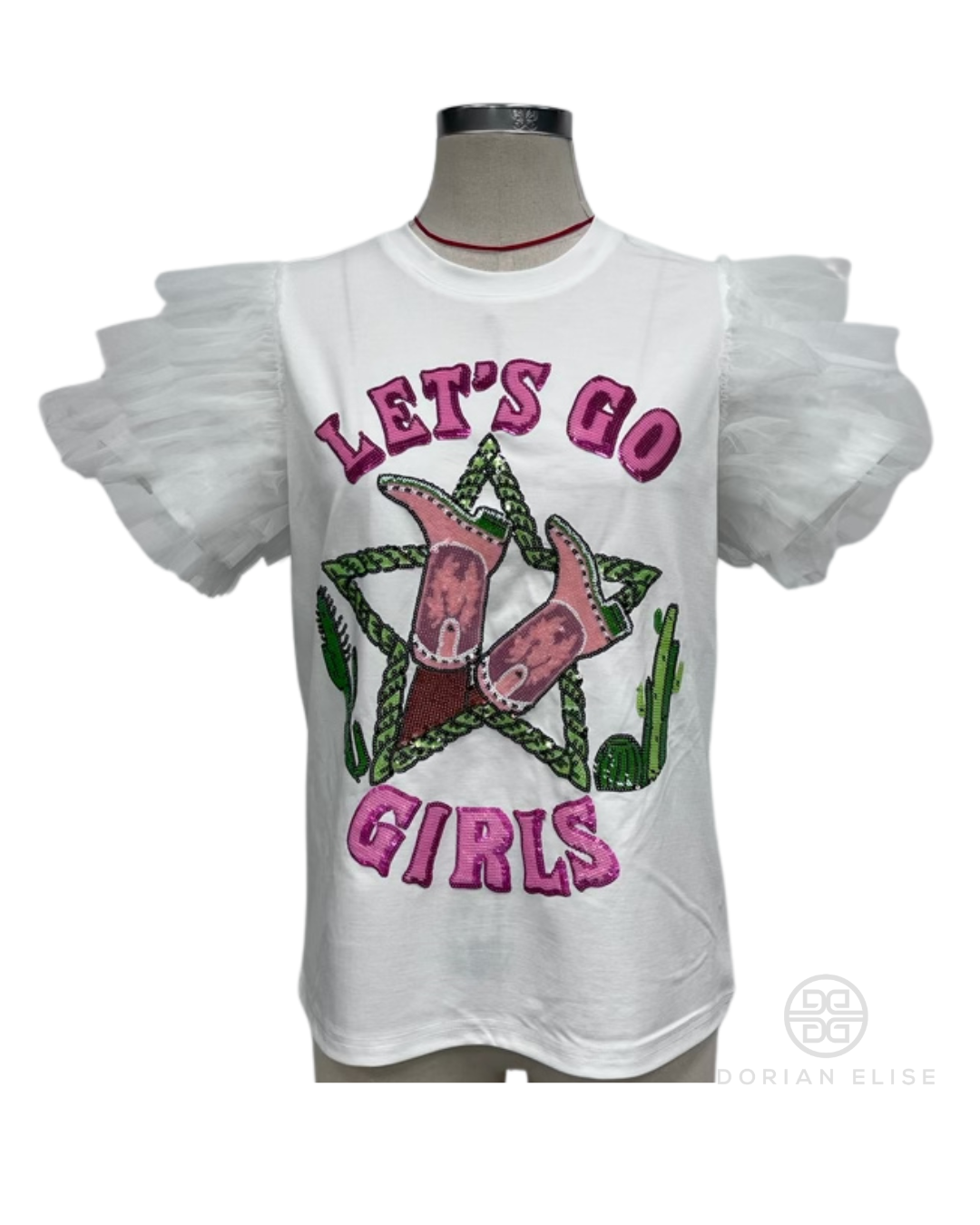 Let’s Go Girls! Sequin Luxe Rodeo Tee