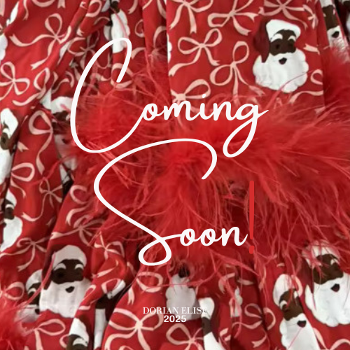 Santa Luxe Black Santa Lounge Set With Detachable Feathers